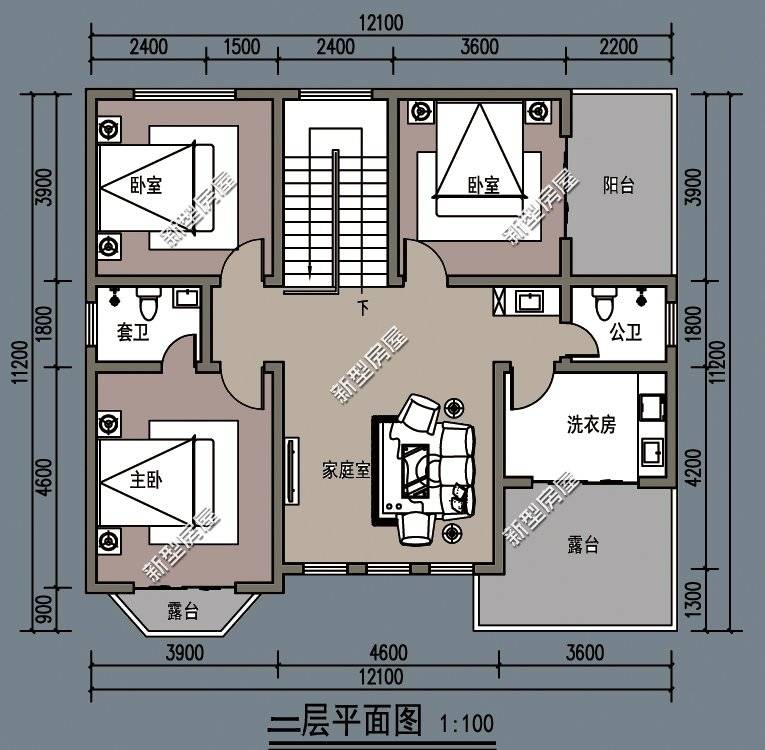 4米宽13米长建房设计图,4x13米房屋设计图片 回农村建房,宅基地长12米,宽13米,如何设计比较好?