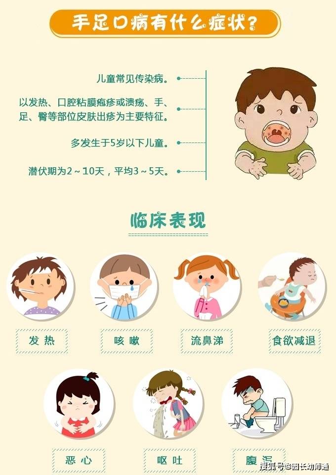 幼儿园温馨提醒手足口病进入流行大高峰期请务必做好防控措施