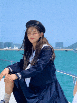 适合jk的女明星海边的杨超越1