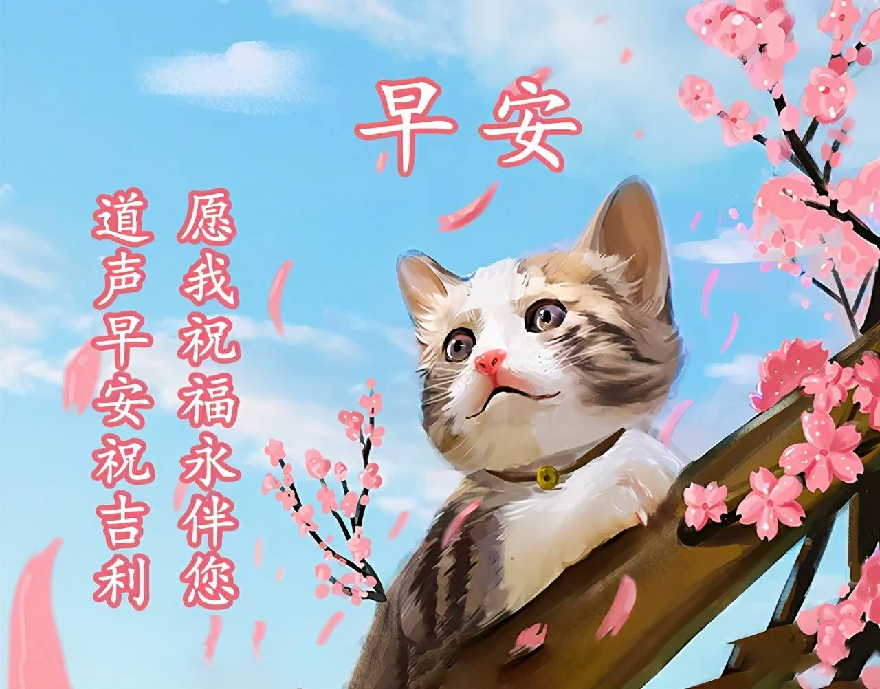 早安,快乐的朋友!朋友圈温馨祝福词句,精选带字祝福图片