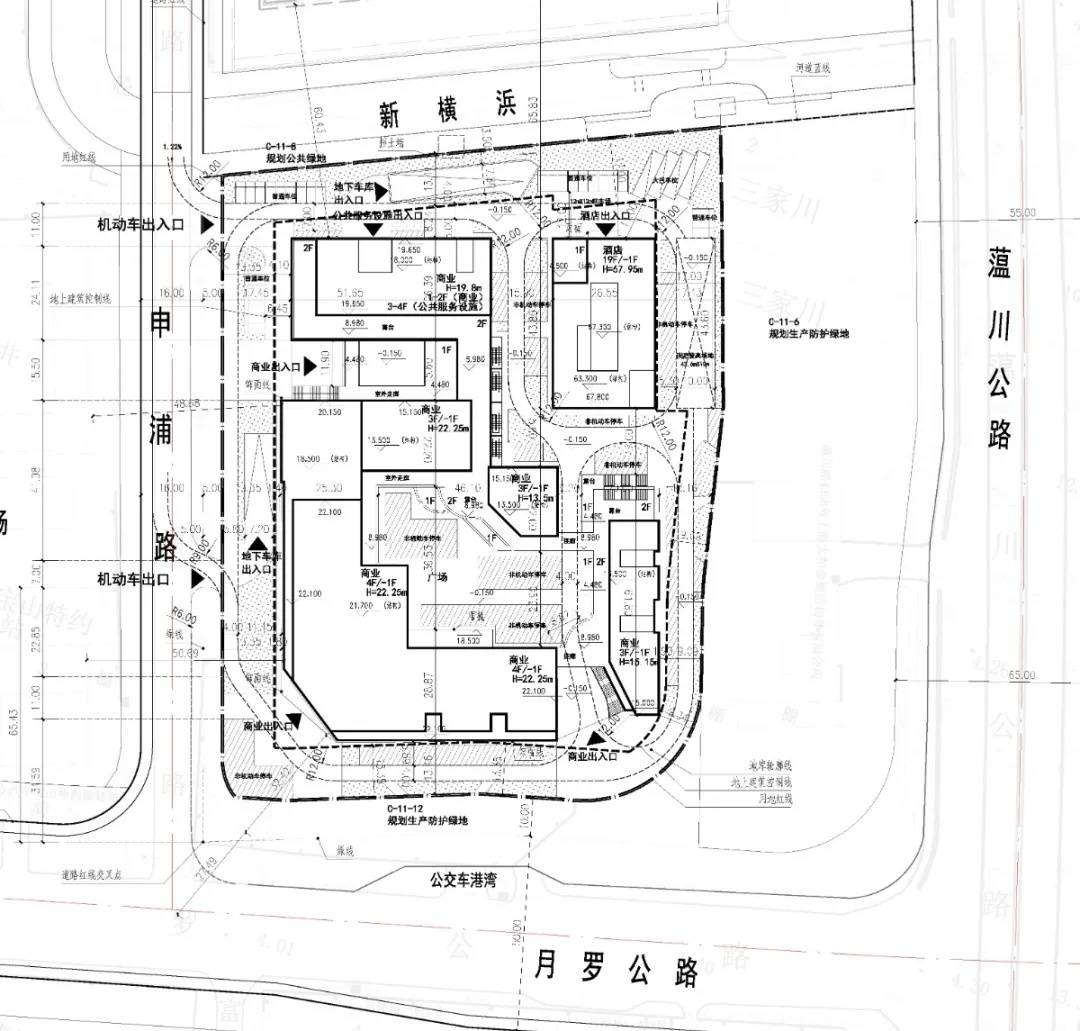 正在公示这个商业综合体即将落地宝山月浦规划总建筑面积超5万㎡