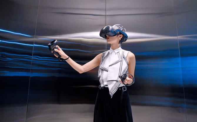 vr头显,可以在现有带宽下提供如此锐利,流畅的显示效果