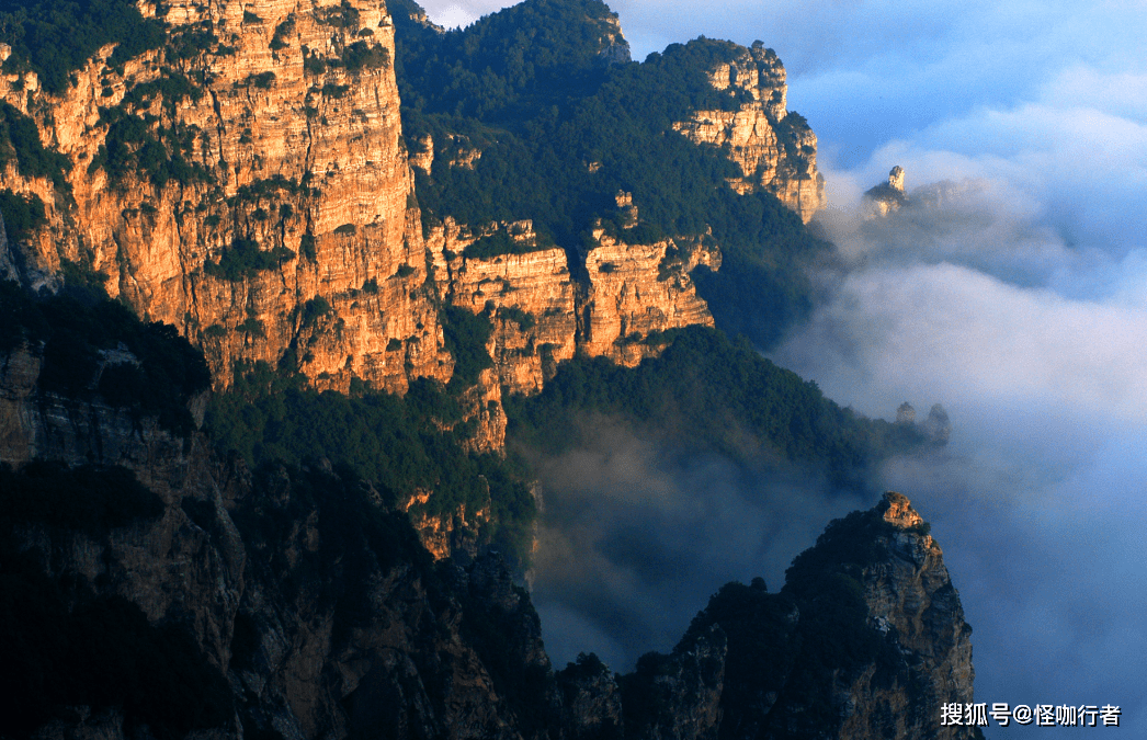 河北的"奇幻山峰",景色可媲美黄山,被称作"北方第一奇山"_景区