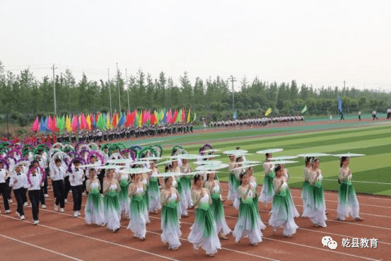 陕西乾县全县首届中学生田径运动会亮点频现精彩纷呈