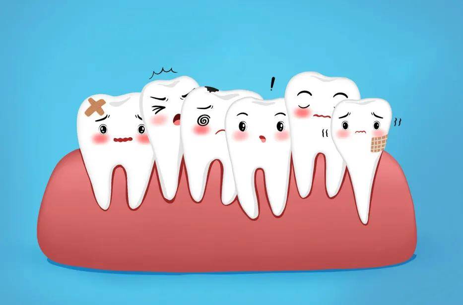 在牙床上就表现为 "挤堆堆", 牙齿歪起坐,排列不齐.