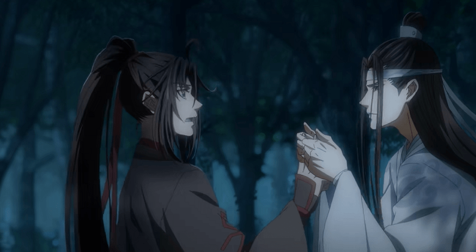 原创魔道祖师完结篇预告上线蓝忘机醉酒名场面整理头发很甜蜜