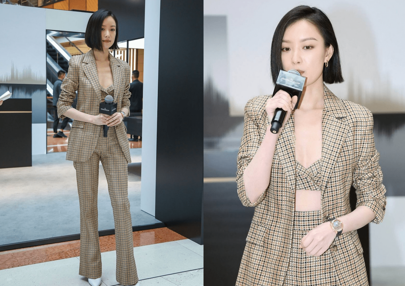 入围白玉兰女主角的倪妮身材真好,穿普通西装也挺高级,看着真美