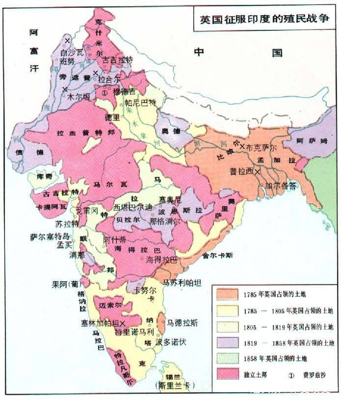 印度被多国侵略,为什么最终英国统治了印度地区呢?