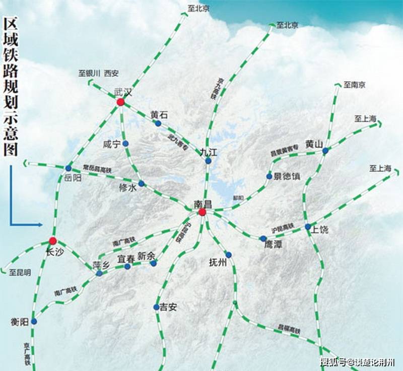 第三条:常岳九铁路 连通湖南常德,岳阳,原本作为普速铁路列入国家中