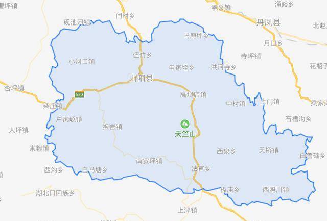 陕西省一个县,人口超40万,建县历史超1000年!_山阳县