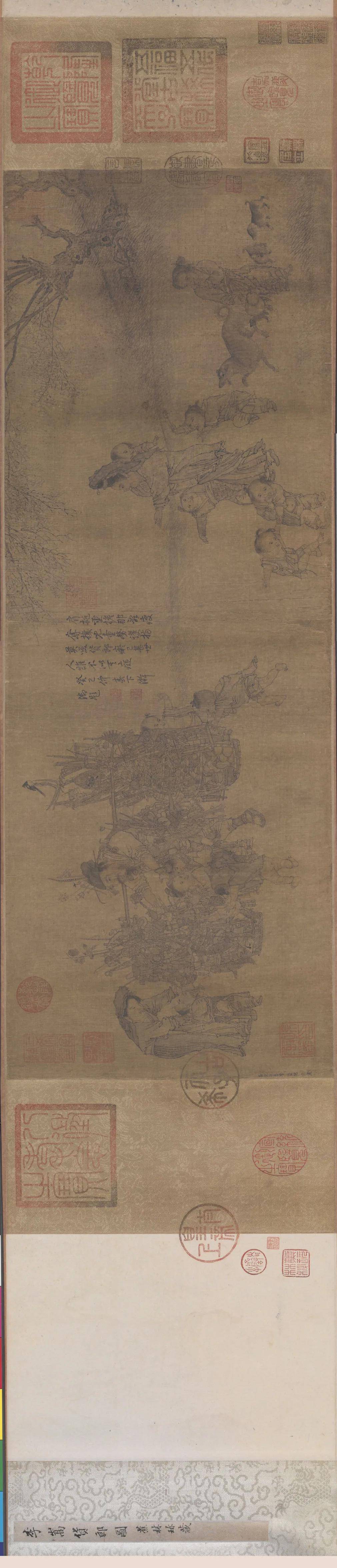 货郎图 李嵩(宋) 25.5×70.4cm 北京故宫博物院藏