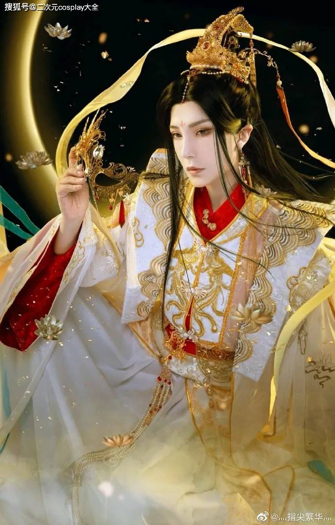 《天官赐福》太子悦神cos,绝美如画,每一张皆是视觉盛宴_谢怜