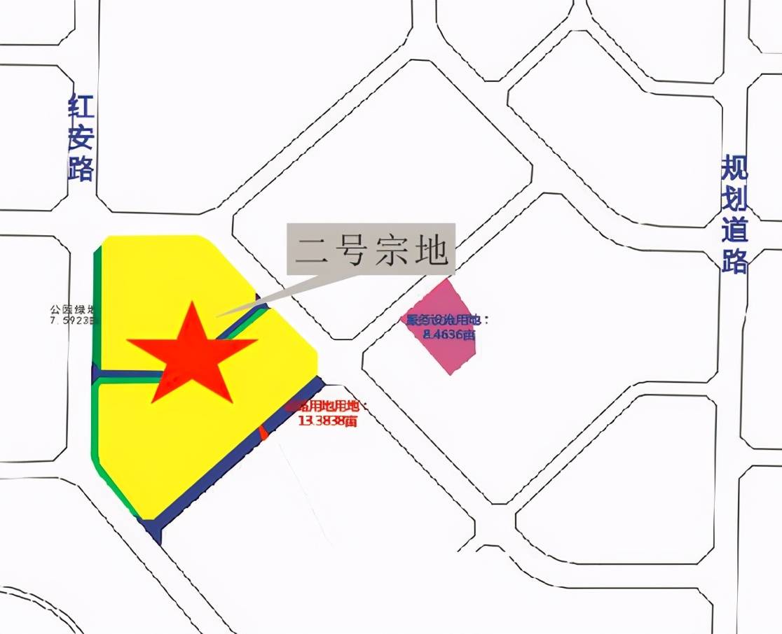 温江区公平街道红桥社区地块示意图