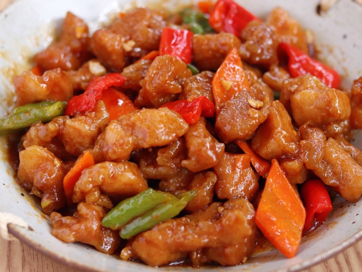 原创东北的家常菜溜肉段,做法简单,鲜香入味,下饭又解馋