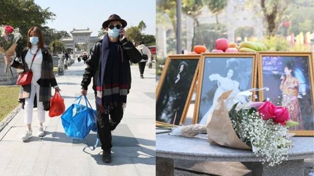 至于梅艳芳的家人—梅哥祁鸣带着妻子和两个朋友去宝莲寺朝拜,还带