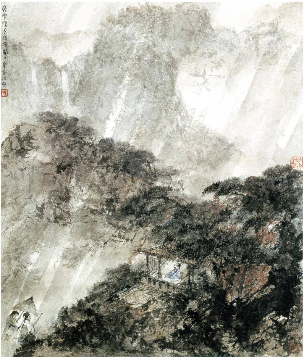 傅抱石的山水画,市场与造假