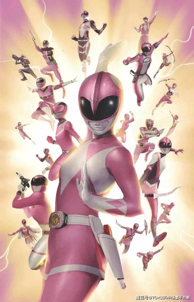 《超凡战队》系列 粉红战士 作为代表女性的战士,剧中不输于男性队员