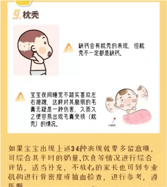 孩子补钙有哪些表现_缺钙