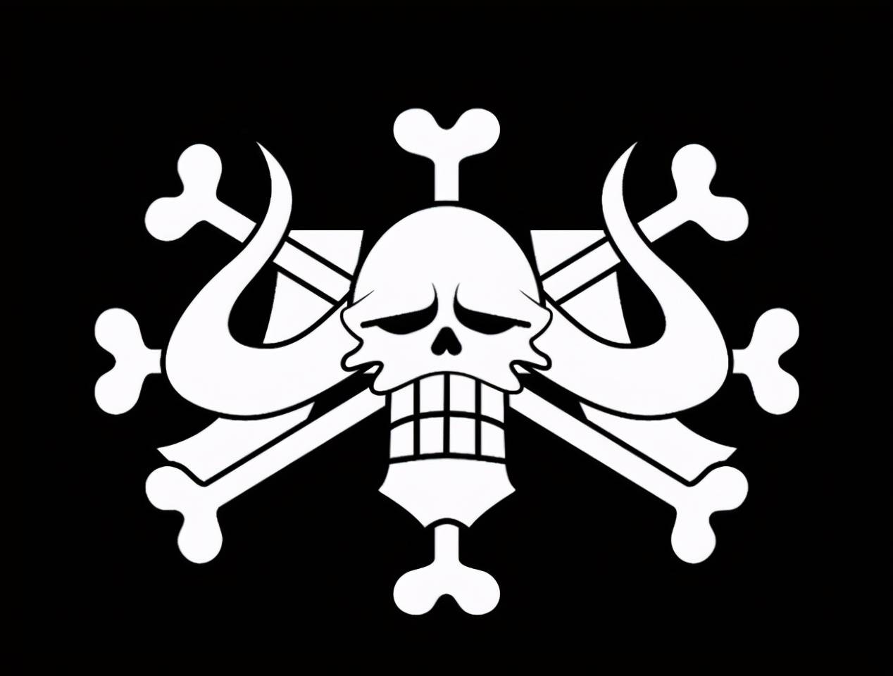 百兽海贼团的旗帜主要是凯多本人的象征.