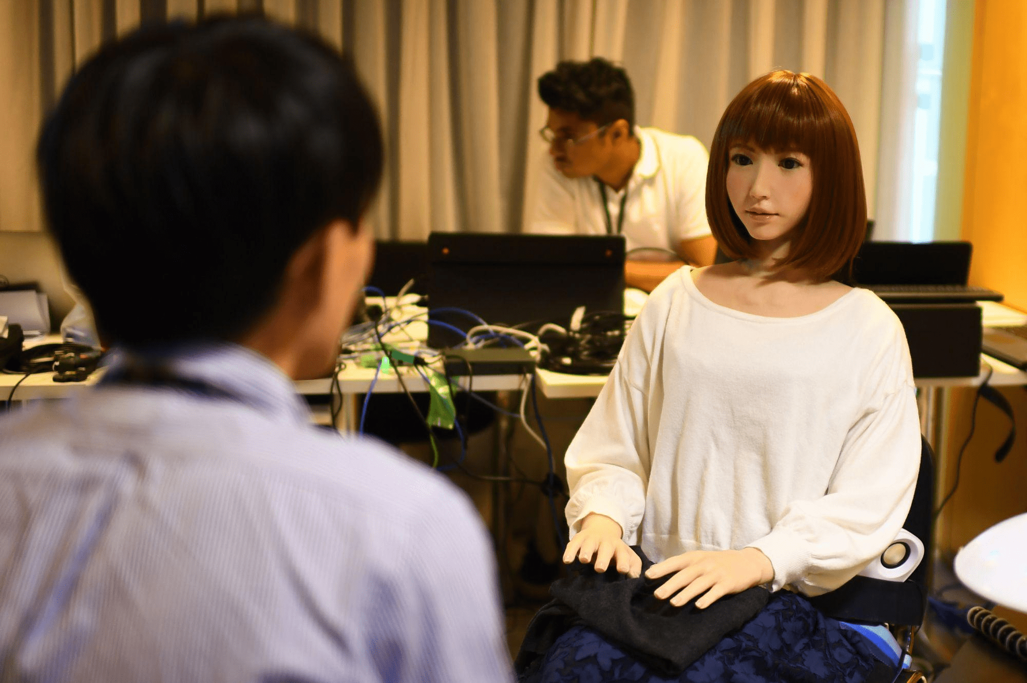 日本女机器人火了皮肤触感和真人一样