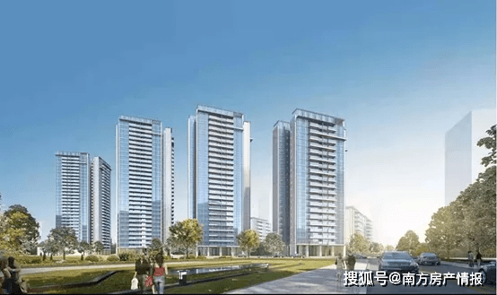 (中海松山湖花园项目效果图)