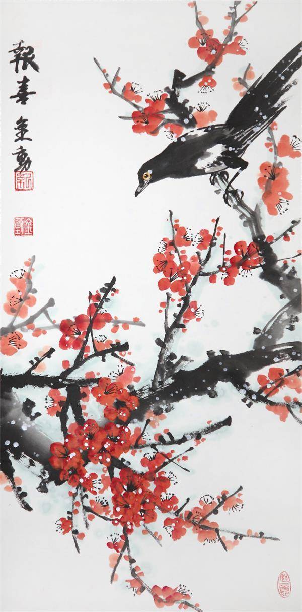 花鸟画家纪金动先生作品欣赏