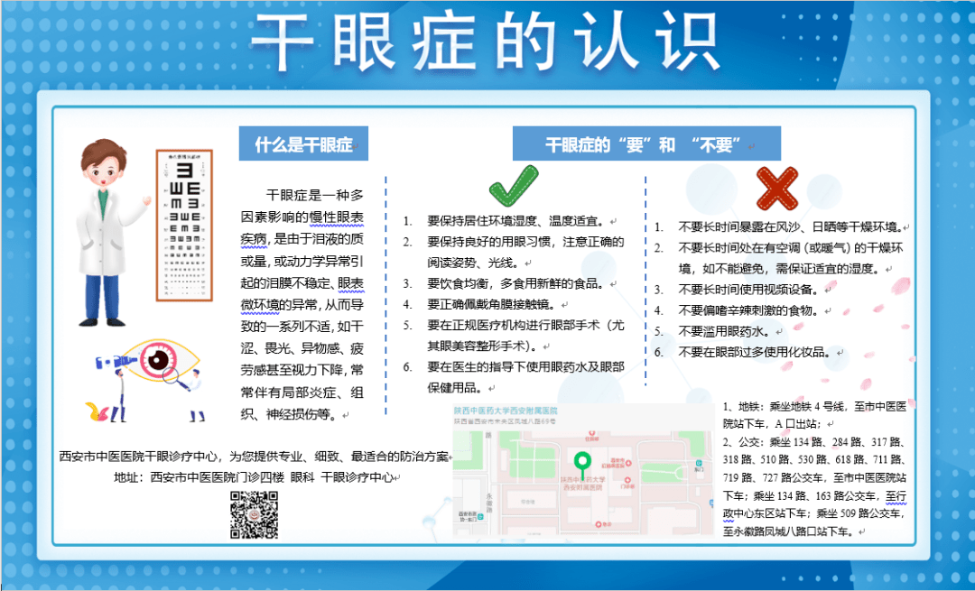 丨义诊通知丨西安市中医医院7月5日至9日将举办干眼症大型义诊活动