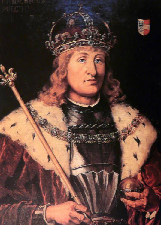 1314到1330,他与威登巴赫家族的巴伐利亚公爵路德维希四世,并立为罗马