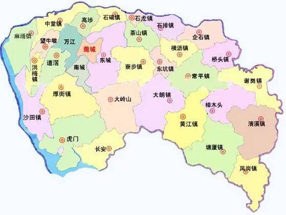 东莞市有28个镇区4个街道办,是目前中国仅有4个不设区的地级市之一