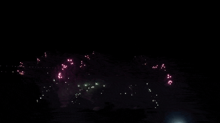 来一起欣赏璀璨的烟花吧