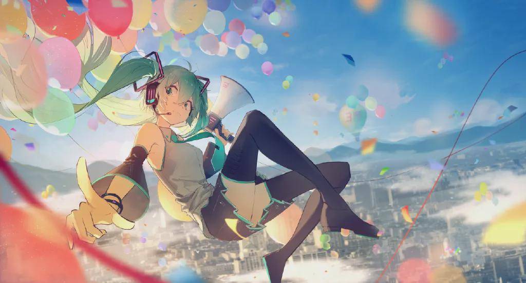 动漫图片2021新图片,2021带好运图片可爱 动漫美图:2021初音未来