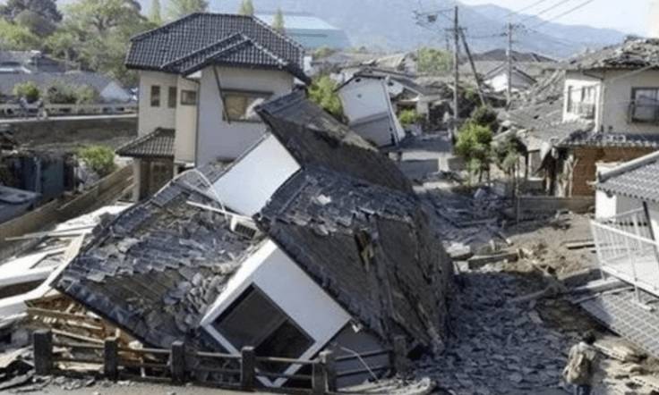 图为日本大地震