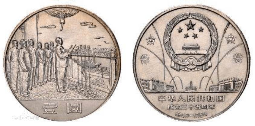 新中国第一套流通纪念币什么样呢?发行量是多少呢?