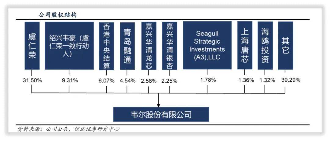 原创半导体图像传感器cis全球龙头韦尔股份