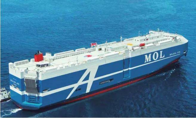 日本船东mol订造4艘lng动力汽车运输船, 2030年实现投入90艘lng动力船