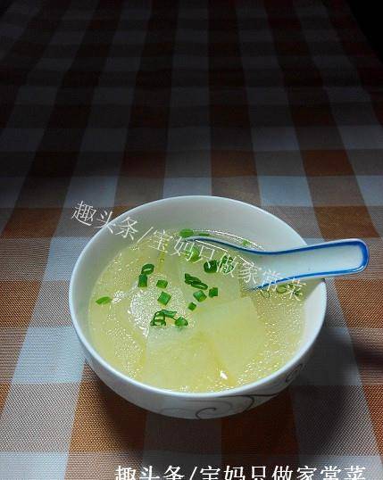 原创晚餐的一碗冬瓜素汤做法超简单爽口又甘甜健康又温暖