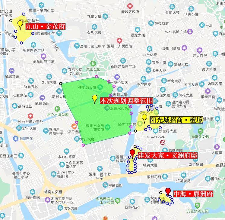 温州市区核心区块规划大调整!拆迁?土地将出让?