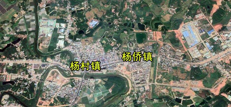 广东博罗县:集镇融为一体的杨村镇和杨侨镇,是什么关系?