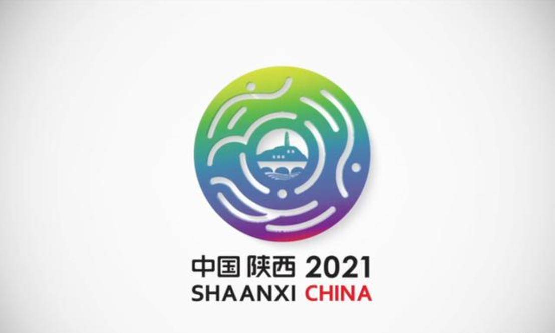 2021年陕西全运会的标志出现了.