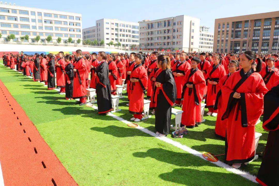 筑梦起航,共铸辉煌 | 泰安博文明德学校举办新生"入泮