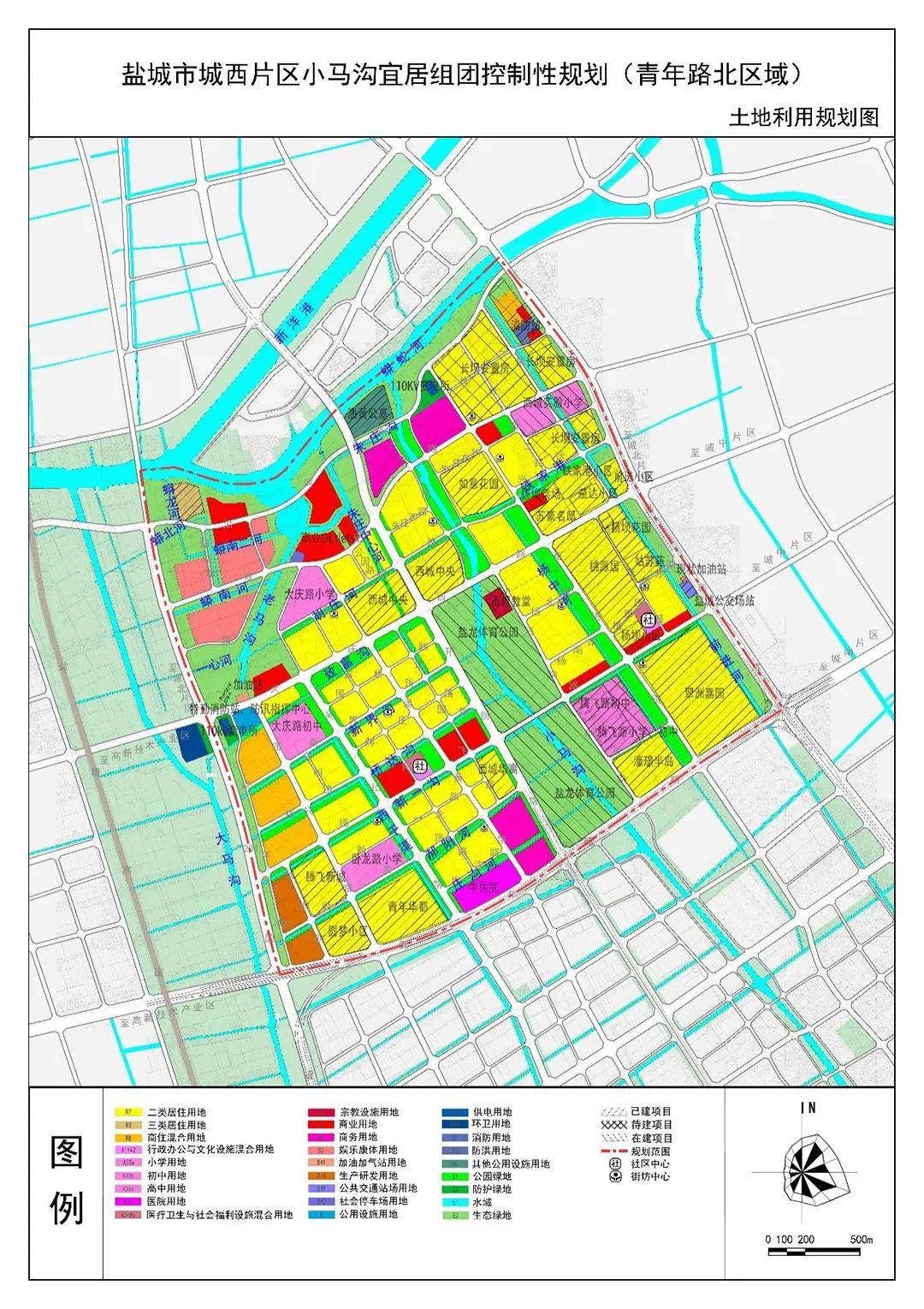 根据之前公开的《盐城市城西片区控制性详细规划》,板块内还 规划了