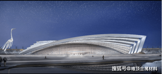 盐城市新地标——铝镁锰屋面板黄海湿地博物馆