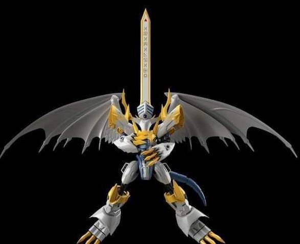 数码宝贝帝皇龙甲兽白帝形态拼装模型预告魔改后超霸气的大翅膀