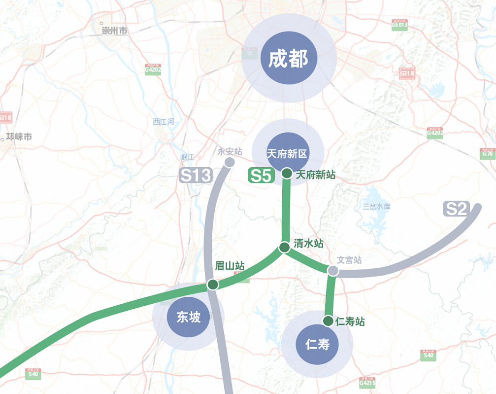 重磅成眉市域铁路s5线迎新进展这些楼盘将迎来重大利好