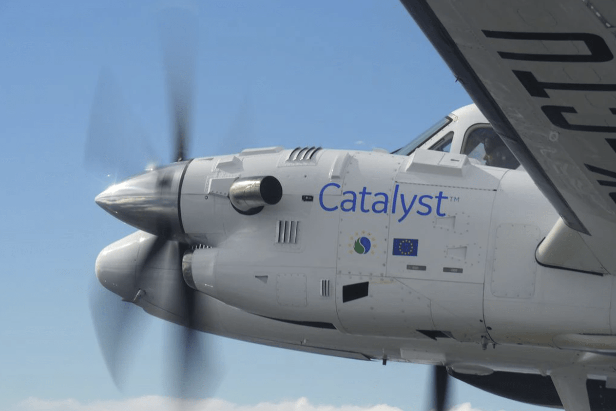 原创ge公司catalyst涡桨发动机在德国首飞