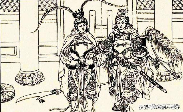 原创杨家将女将金刀杨继业之妻佘赛花比武招亲百岁征西夏的佘太君