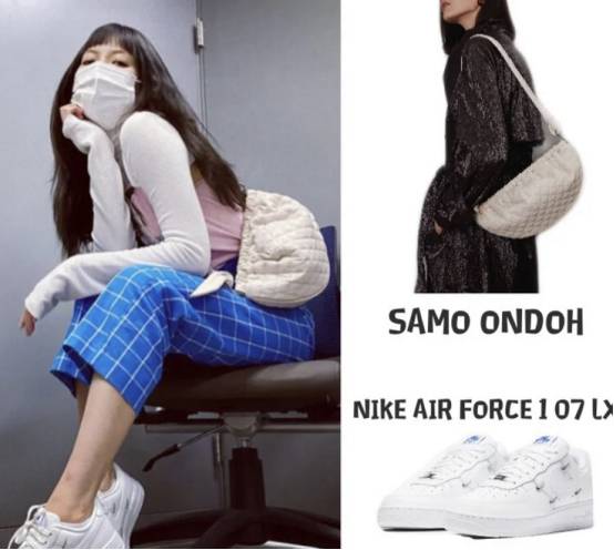 奢侈品鉴定:泫雅同款nike air 鞋子真假对比