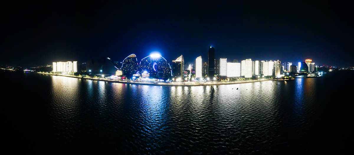 这座海上栈桥修好后,北海市的夜景将是北部湾城市最靓的