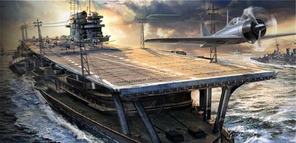 原创二战航母都是大货船上铺甲板?未免太小看航母的实力了!