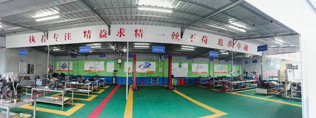 淮安市淮航技工学校汽车维修实训基地投入使用